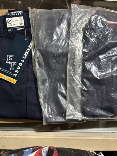 French Toast Official School Wear Lot 2 Pants And 1 Top Navy LS Size 4 New Tags - Picture 11 of 12