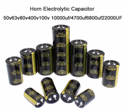 Kit condensatore 1pcs 50V 63V 80v 100V 10000uf Condensatori Kit condensatore 1pcs 50V 63V 80v 100V 10000uf Condensatori