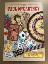 Paul McCartney Poster Original 1993 Las Vegas BGP Vintage Not Beatles