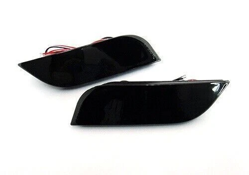 2x Lente de humo LED Parachoques trasero Luz de freno para 08-14 Subaru Impreza WRX STI Foto 2 de 4