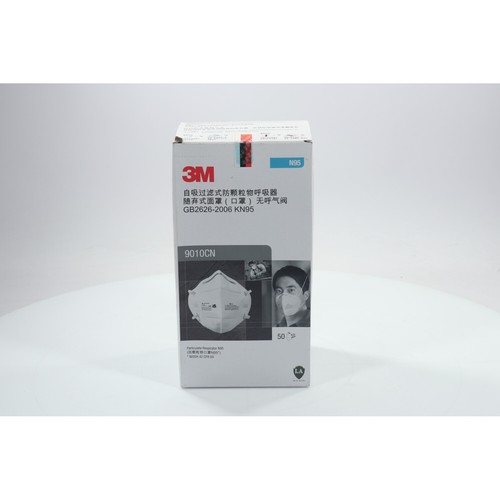 3M 9010C Flat Fold Face Mask New NFP Sealed (50pcs) - Picture 4 of 8
