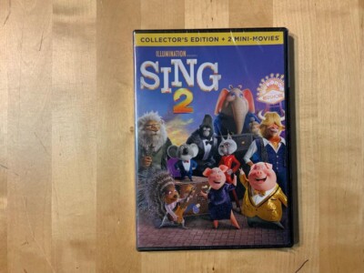 Sing 2 DVD Matthew McConaughey (NeW