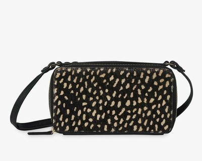 animal print handbag