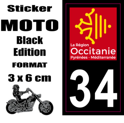 Set De 4 Stickers NOIR Pour Plaque D'immatriculation, 88 VOSGES