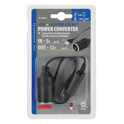 VBESTLIFE Porta USB a 12V Cavo accendisigari Feina per Presa
