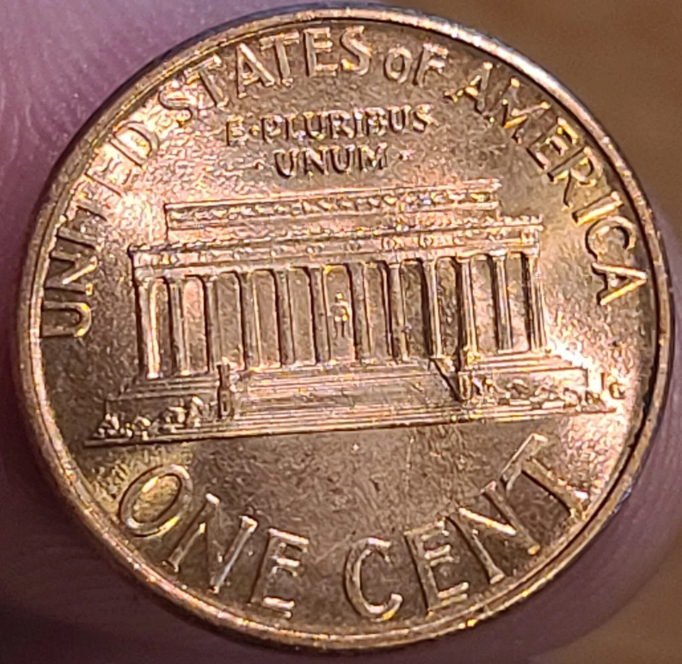 1994 Lincoln Head Memorial Penny Proof Like Obverse Tilted Collar No Mint - Image 2 of 2
