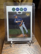 2008 Topps Chrome Evan Longoria Rookie Card #193 Rays MLB. rookie card picture
