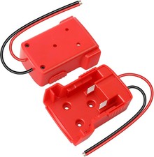 Battery Adapter for Milwaukee, 2 Pack Power Wheels Adapter for Milwaukee M18 Bat