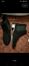 Emu Chelsea Boots Black Size 9 Waterproof Suede