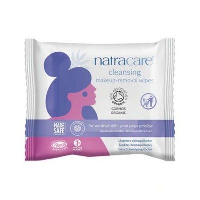 Natracare Reinigung Make Up Entfernungstücher empfindliche Haut 20 pro Packung
