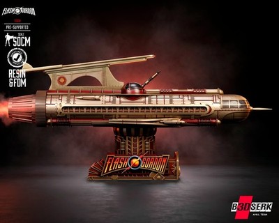 Flash Gordon Ship 50cm - B3DSERK 3D Printed 16K Resin Model Kit