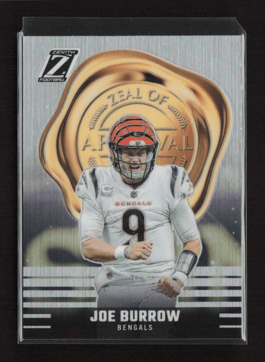 2023 Panini Zenith Zeal of Approval #6 Joe Burrow Cincinnati Bengals