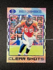 2019 Panini Illusions Clear Shots Blue Bradley Chubb /299 #CS-BC Broncos