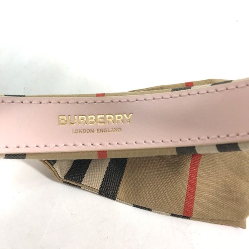 BURBERRY Check ribbon hair accessories hair band headband Unused - Picture 9 of 12
