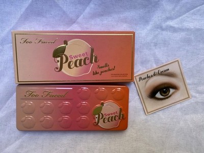 Too Faced Sweet Peach Eyeshadow Palette - 18 shades Summer Fresh Year Round NEW!