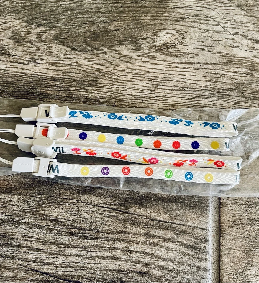 Nintendo Wii Remote Wrist Straps OEM Feminine Floral Promo 2006 - Image 2 of 2