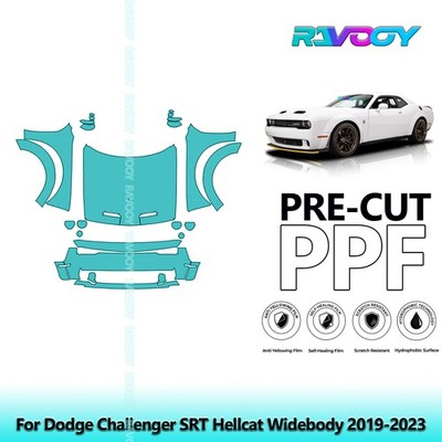  Paint Protection PPF Kit For Dodge Challenger SRT Hellcat Widebody 2019-2023