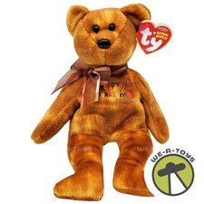 Ty Beanie Babies Gratefully the Bear Happy Thanksgiving Plush 2007