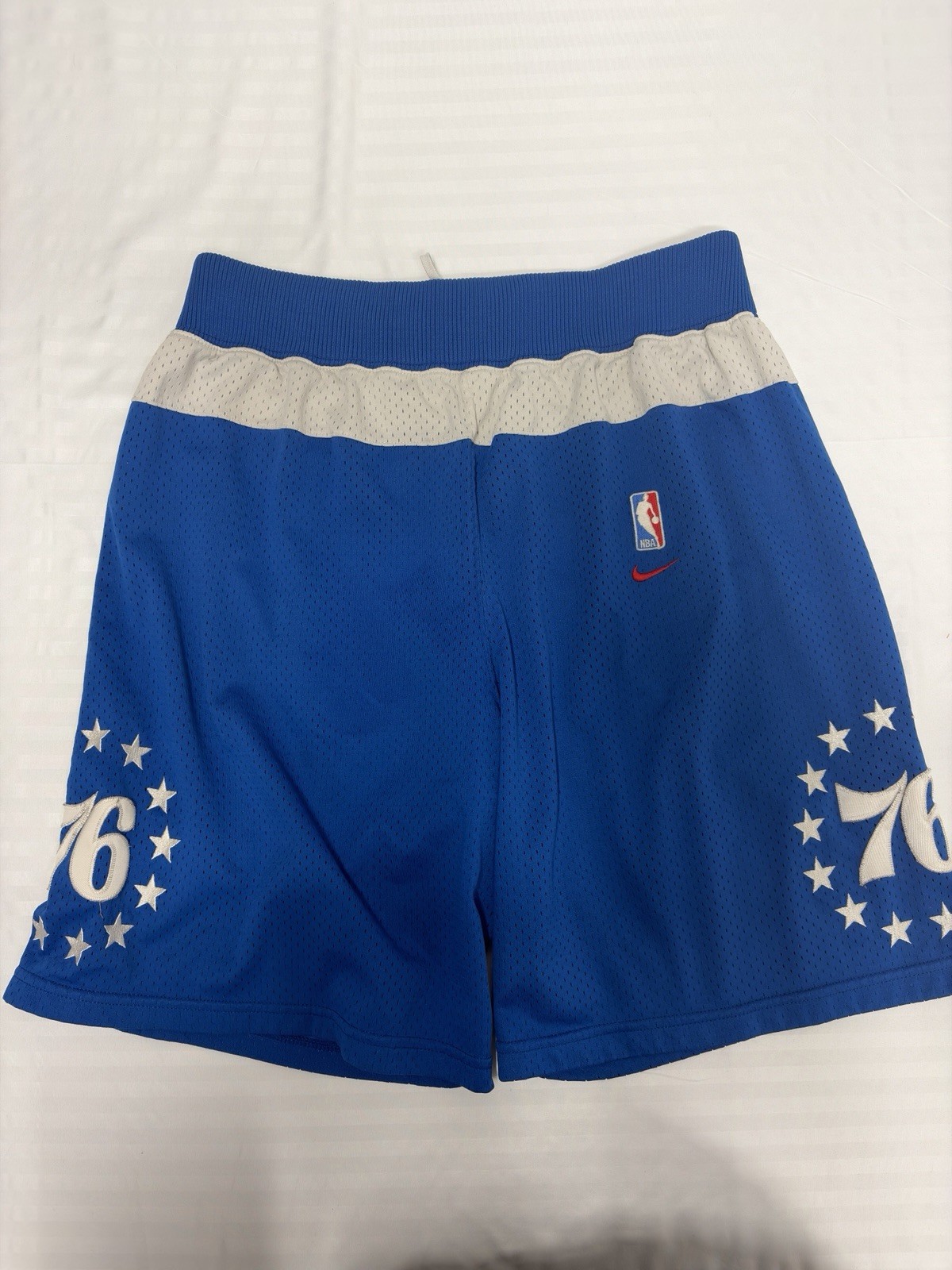 Philadelphia 76ers Sixers Nike Authentic Retro Throwback Vintage Shorts Size M