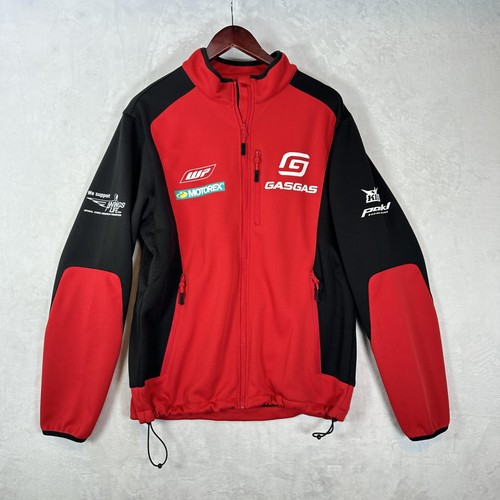 GasGas Jacket Mens L Red Black Softshell Full Zip Team Motorcycle Racing