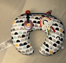 Boppy Tummy Time Prop Pillow - Black White Rainbow