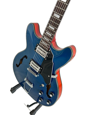 Grote 335-03 Electric Guitar Maple Semi-Hollow Body Blue Color | eBay
