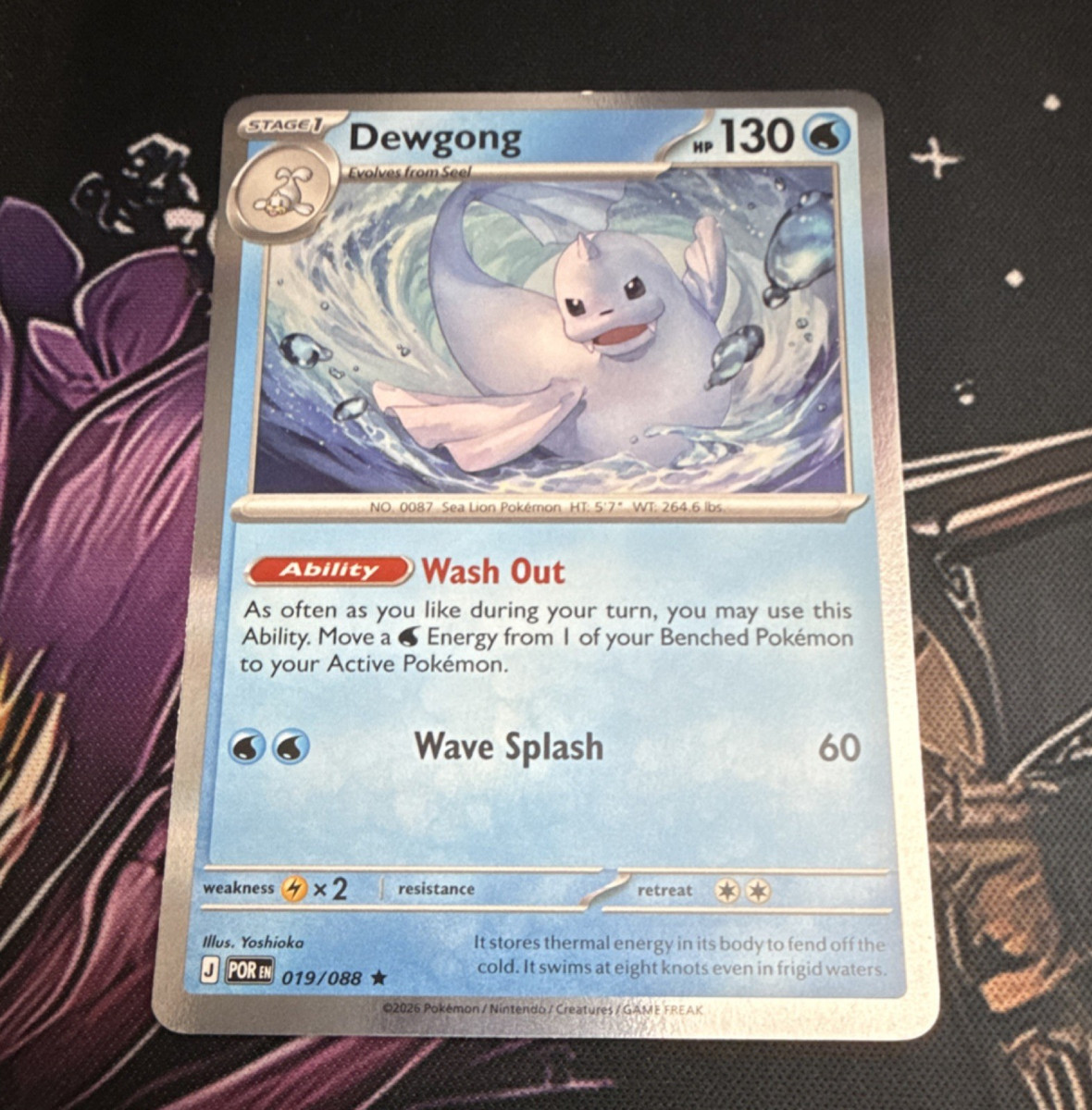 Pokémon Dewgong 019/088 POR Holo Rare Stage 1 Sea Animal HP130 | eBay