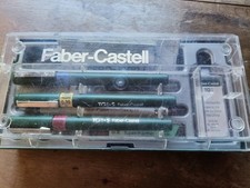 Faber-Castell TG1 S Coffret calligraphie  pcs encre/plomb noir HB vert NOS