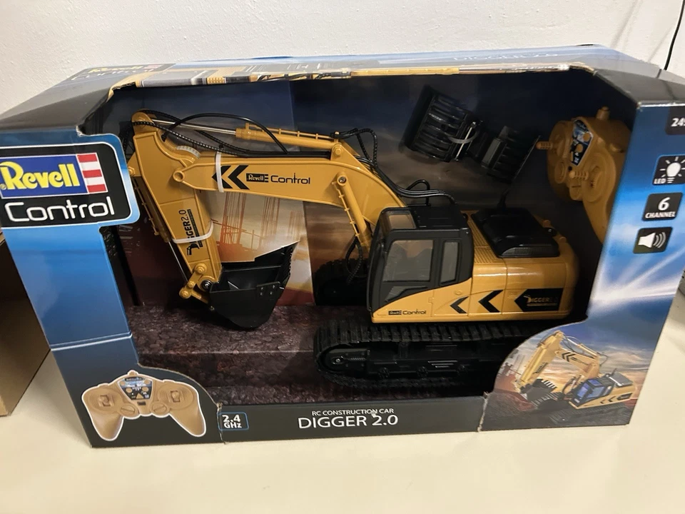 Revell Control 24924 RC Raupenbagger Digger 2.0, Kettenantrieb, wechselbare Werk - Bild 2 von 4