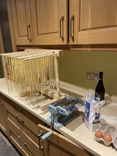 Pasta Drying Rack, Handmade, Sturdy And Packs Flat For Easy Storage.