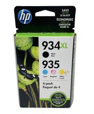 Genuine HP 934XL Black  935 Cyan Magenta Yellow Ink Cartridges 12/23