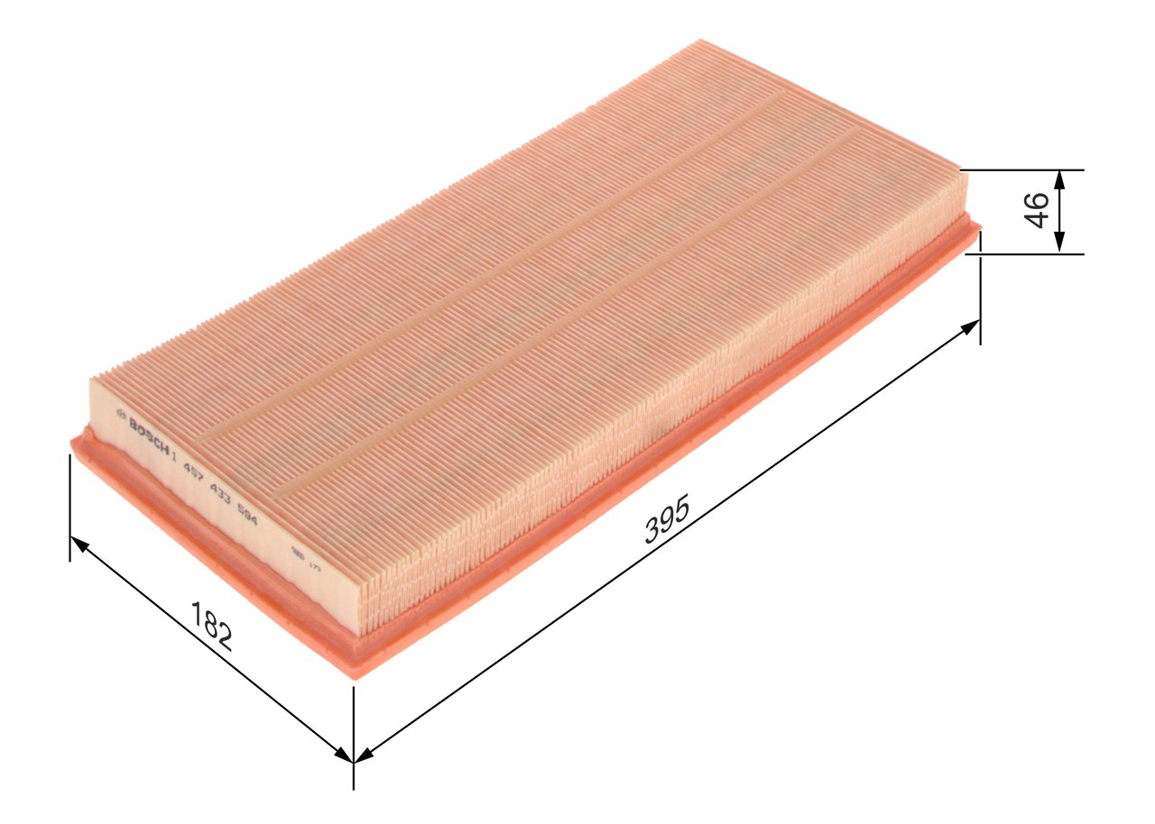 BOSCH-OE 1 457 433 594-OE Air Filter for MERCEDES-BENZ