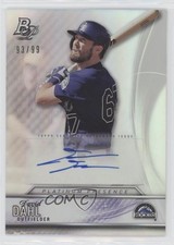 2016 Bowman Platinum Platinum Presence Auto 93/99 David Dahl #PPA-DD Auto j1d