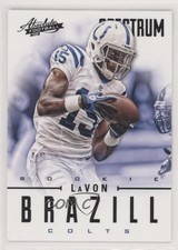 2012 Panini Absolute Rookie Spectrum Black 15/25 LaVon Brazill #158 1x9