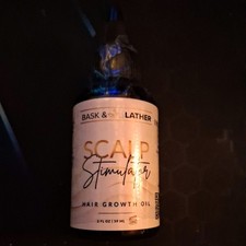 Bask  Lather Scalp Stimulator Hair Growth Oil Cold Pressed Mint and Rosemary