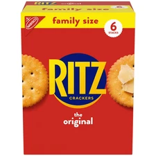 RITZ Original Crackers, Family Size, Holiday Crackers, 20.5 oz