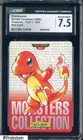 1996 VINTAGE Pokemon Bandai Carddass Red Card Charmander CGC 7.5 NM+
