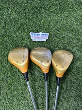 PING Zing Karsten Gold 1W/3W/5W Collectors Golf Clubs Original Shafts RH
