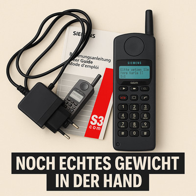 Siemens S3 Com GSM Handy   Kult-Klassiker der 90er   Top Zustand   mit Ladegerät