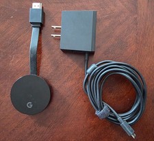 Google Chromecast Ultra 4K HDR HDMI Wi-Fi Ethernet Media Streamer NC2-6A5-D