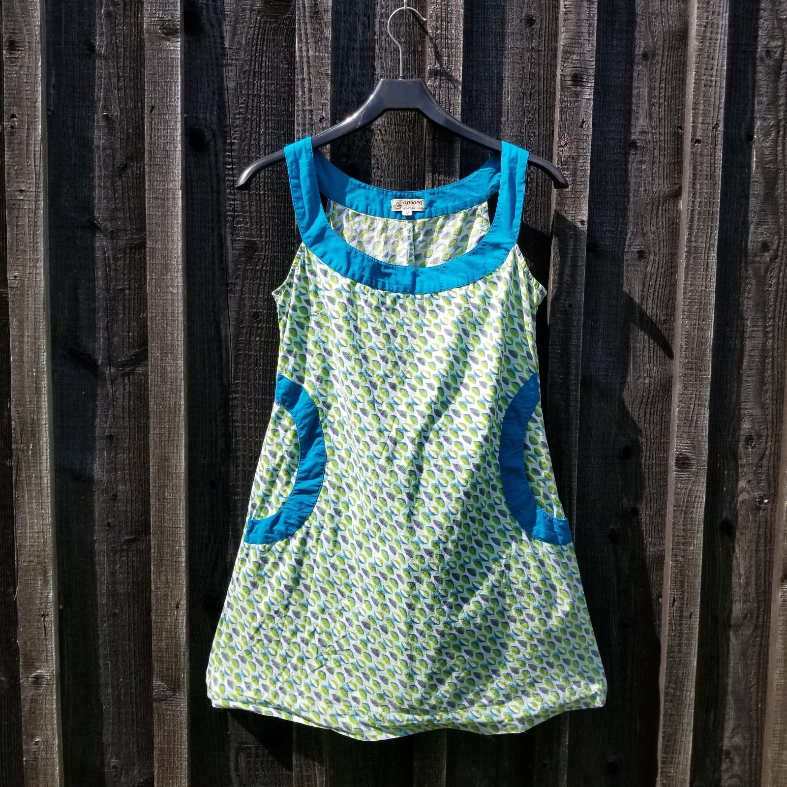 Apsara Dress Medium Leaf Ethically Sourced Cotton… - image 2