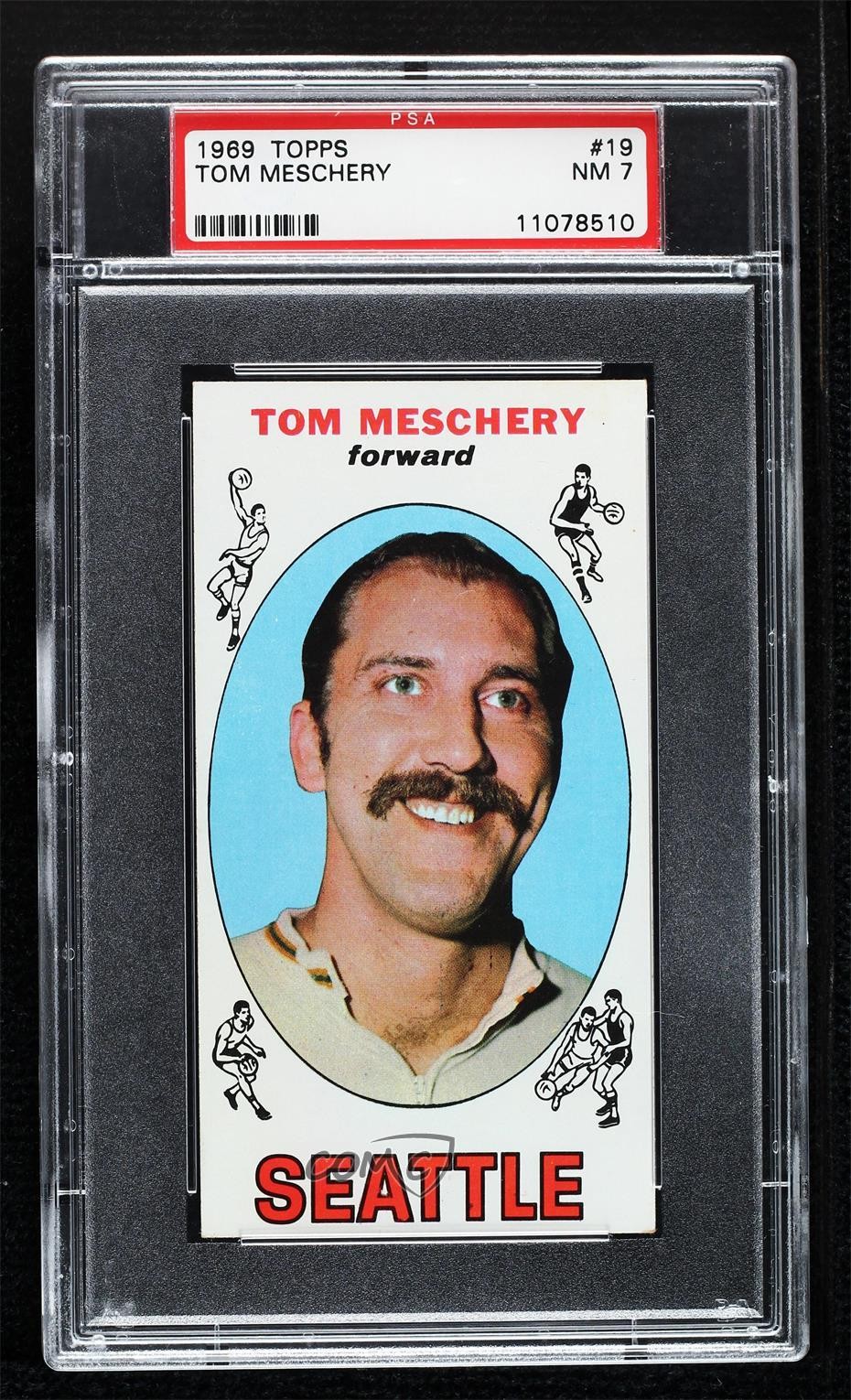 1969-70 Topps Tom Meschery #19 PSA 7 0z5u