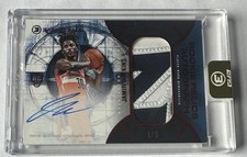 JAMIR WATKINS 2025-26 Topps 3 Red Rookie RC 3Clr Letter Patch Autograph Auto #/5