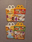 Happy Holidays! 1984 McDonald's Happy Meal Box Complete Set Of 2 Flat Unused Htf