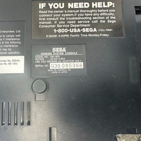 Lot of 4 Broken Sega Genesis Model 2 Consoles As-Is