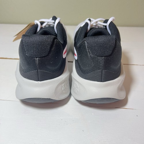 Nike Revolution 7 Blanco Rojo Fuego Negro Tenis Zapatos FB2207-102 Para hombres 13 - Imagen 4 de 8