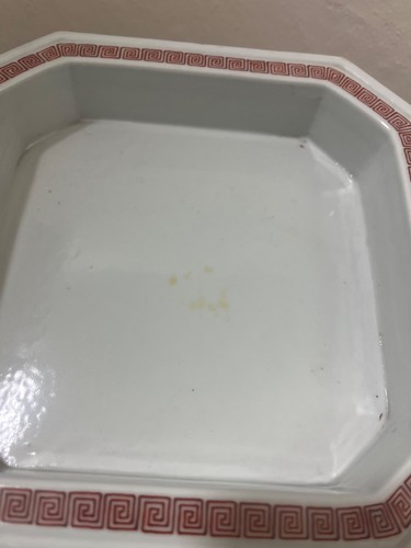 Chinesischer antiker Porzellan Übertopf Ständer Famille Rose Qianlong Mark 19. Jh. - Bild 9 von 20