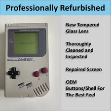 PROFESSIONALLY REFURBISHED OEM Original Game Boy Gray DMG-01 Console