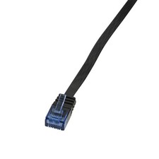 LogiLink 5m Cat.5e U/UTP networking cable Bla...