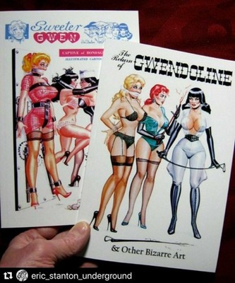 Eric Stanton, The Return of Gwendoline, Sweeter Gwen, John Willie, Steve Ditko